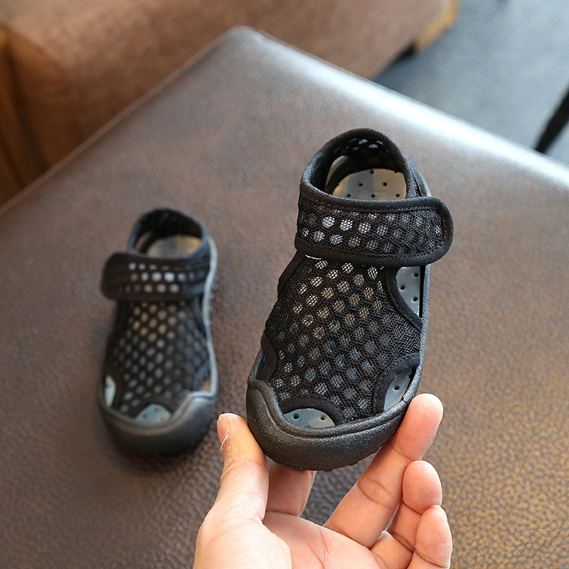 Atmungsaktive Leder-Mesh-Schuhe für Kinder – Bild 6 | LuxeStyle