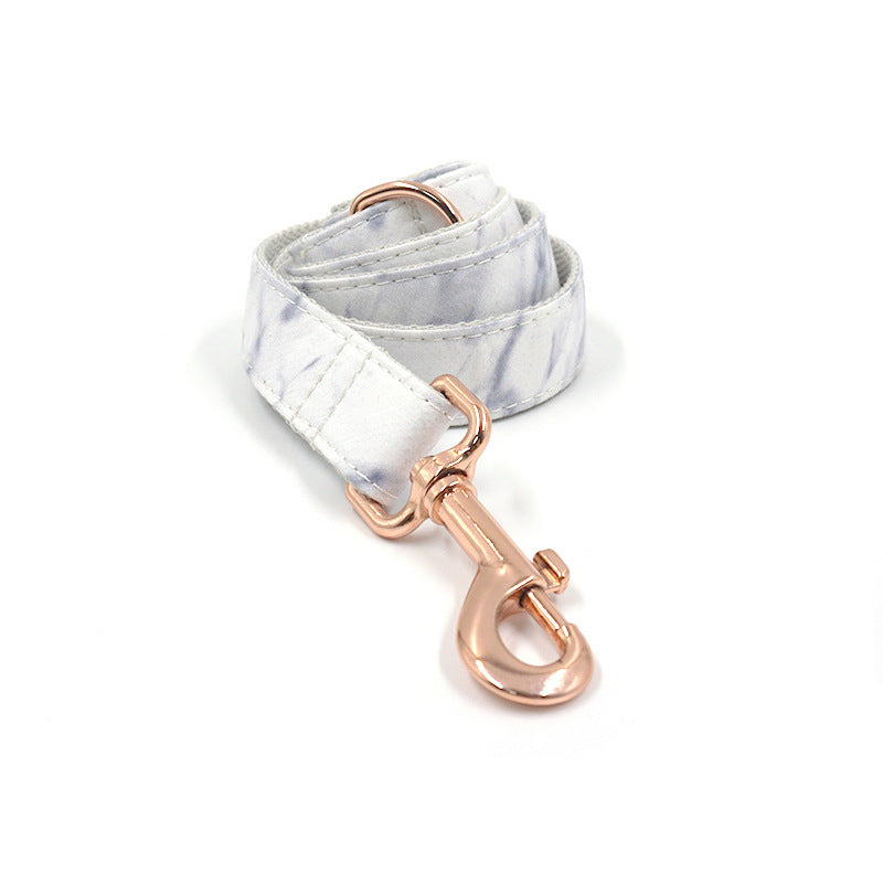 Marmor-Halsband-Set Roségold für Hunde – Bild 3 | LuxeStyle