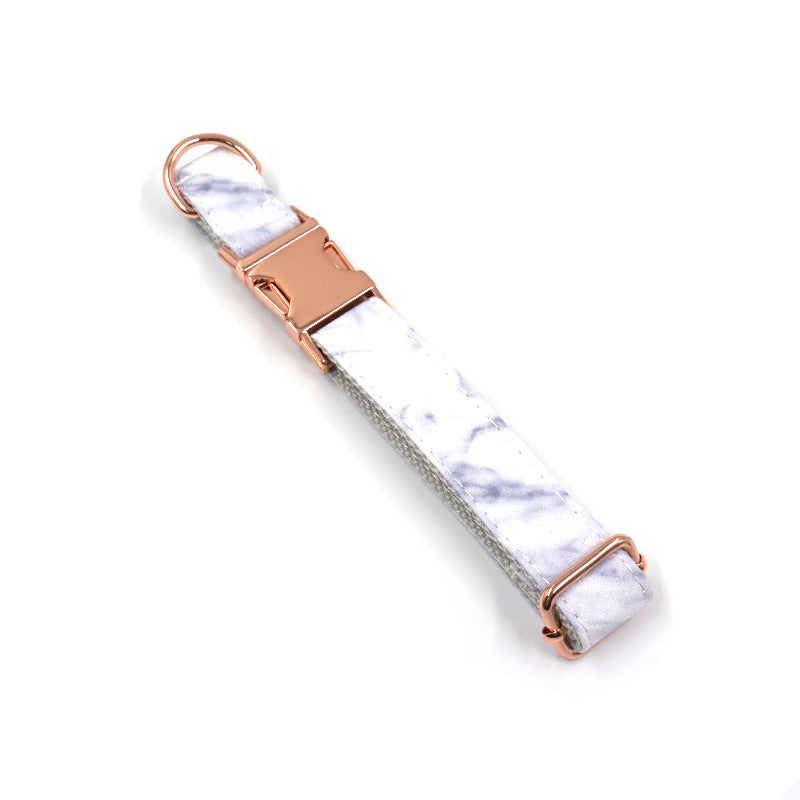 Marmor-Halsband-Set Roségold für Hunde – Bild 5 | LuxeStyle