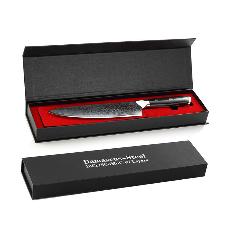 Damast Kochmesser mit G10 Griff – Bild 3 | LuxeStyle