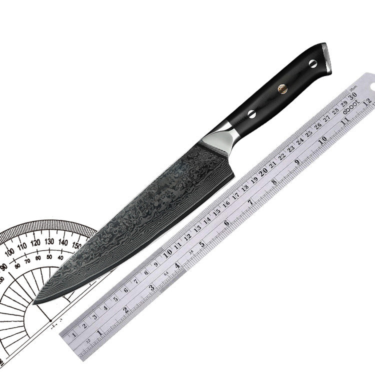Damast Kochmesser mit G10 Griff | LuxeStyle