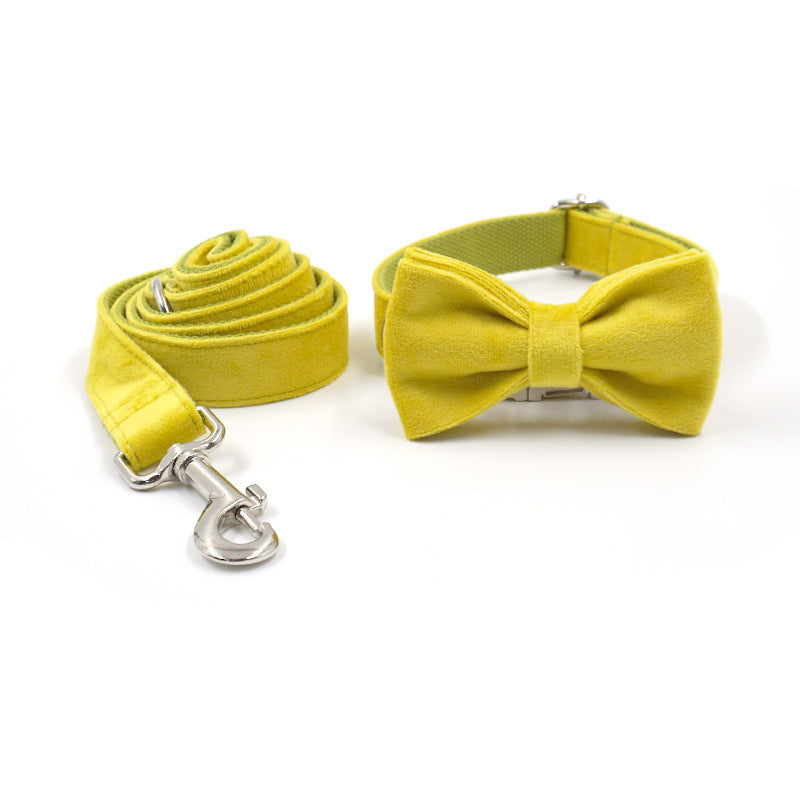 Halsband- und Leinen-Set aus Samt – Bild 4 | LuxeStyle