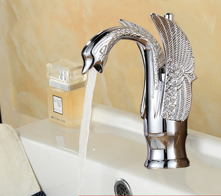 Antiker Schwanenhals-Wasserhahn für Waschtisch – Bild 2 | LuxeStyle