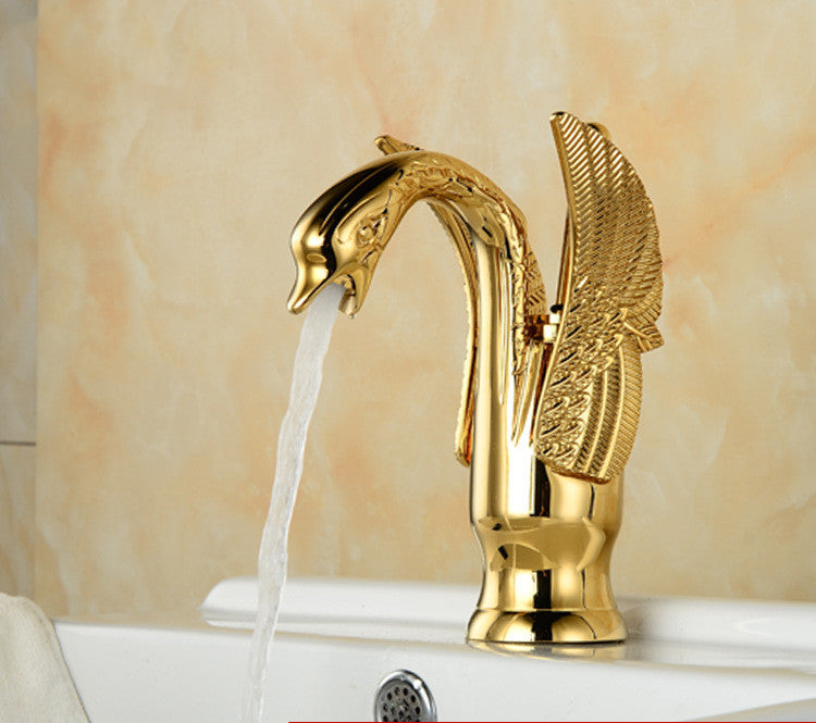 Antiker Schwanenhals-Wasserhahn für Waschtisch – Bild 3 | LuxeStyle