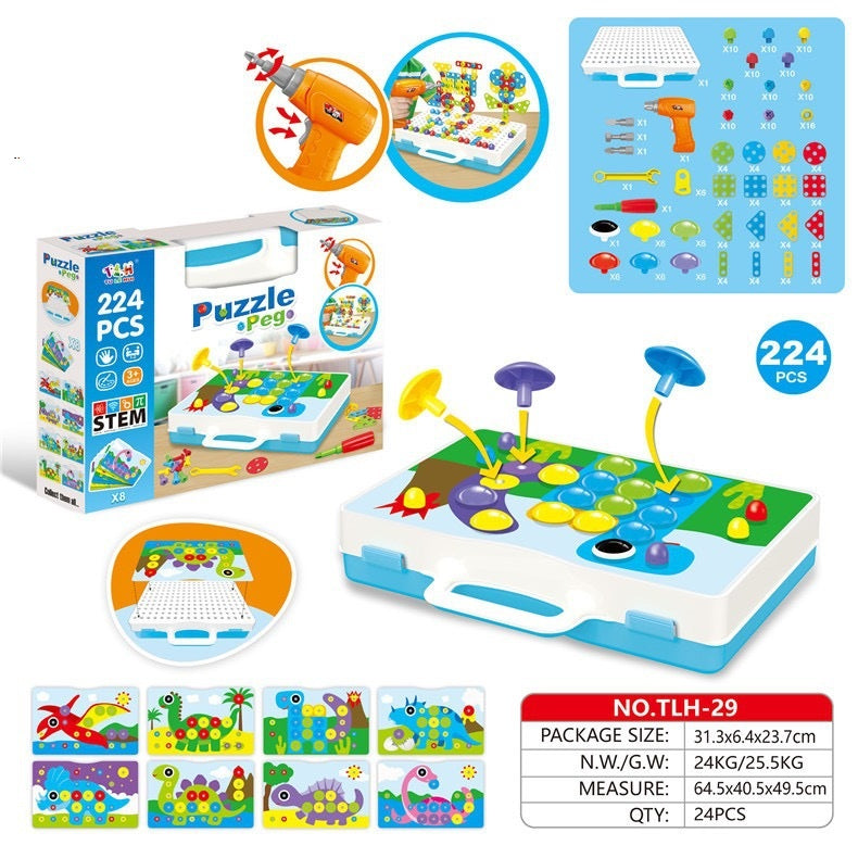 Kreatives Schraubpuzzle-Set für Kinder