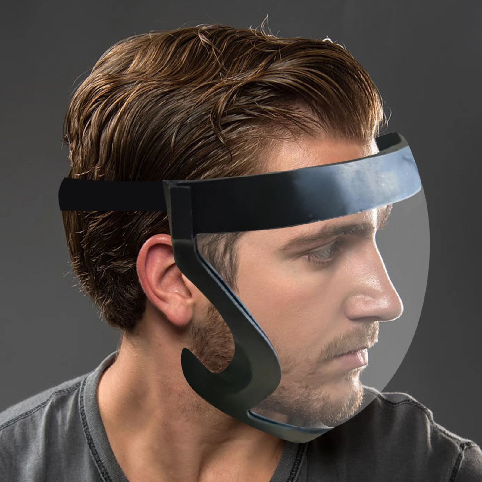 Gesichtsmaske mit Rand