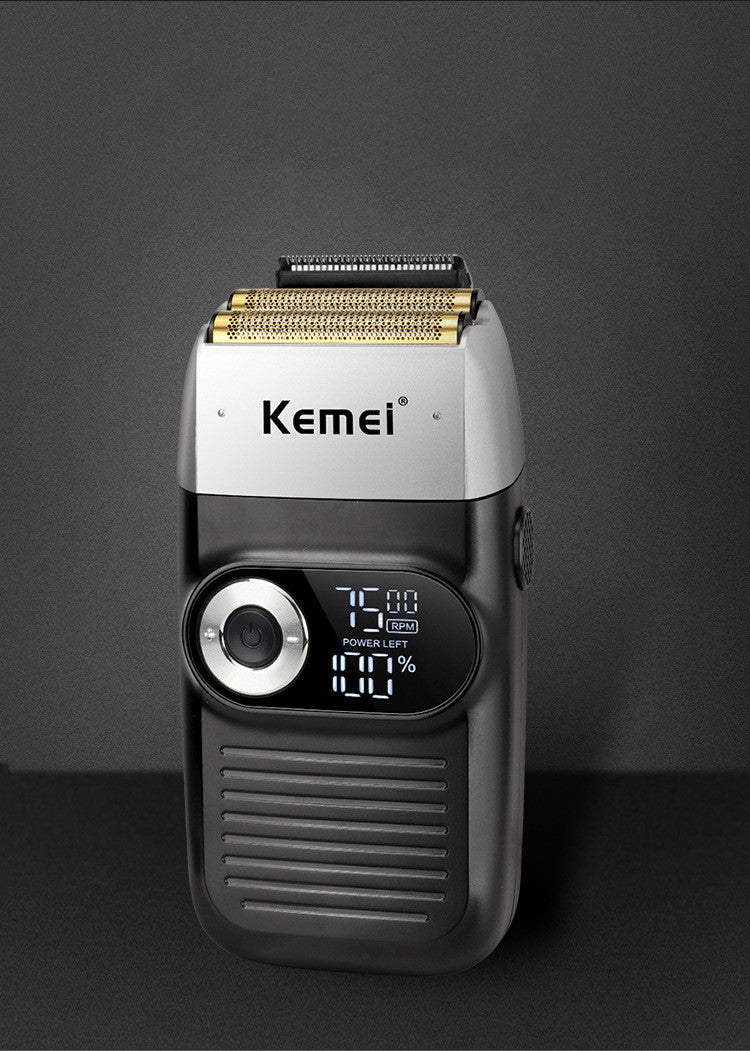 Rasierer mit LCD-Display und 2-in-1-Klinge