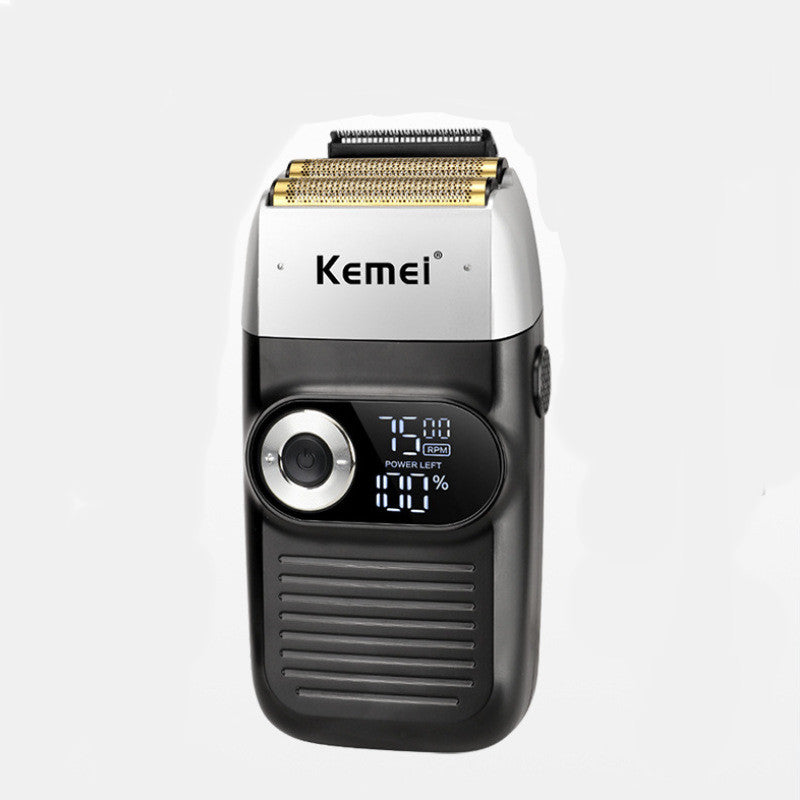Rasierer mit LCD-Display und 2-in-1-Klinge