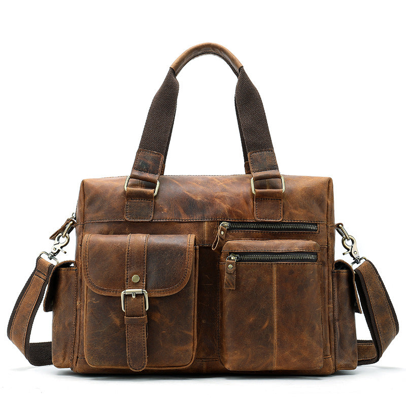 Retro-Reisetasche aus Leder – Bild 4 | LuxeStyle