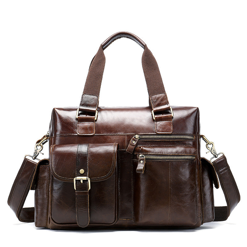 Retro-Reisetasche aus Leder – Bild 2 | LuxeStyle