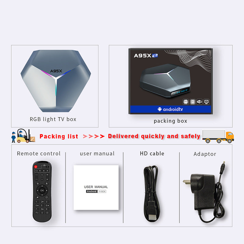 8K Android TV Box mit Dual-Band Wifi