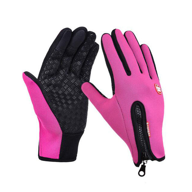 Wasserdichte Winterhandschuhe mit Fleece und Anti-Rutsch