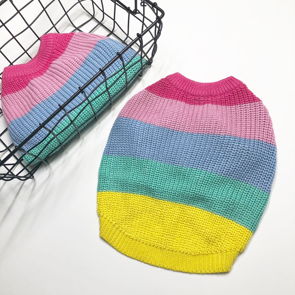 Wollpullover für Hund – Regenbogen, Grösse S–XXL – Bild 3 | LuxeStyle