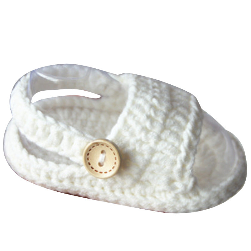 Weisse Baby-Sandsandalen mit weicher Sohle – Bild 3 | LuxeStyle