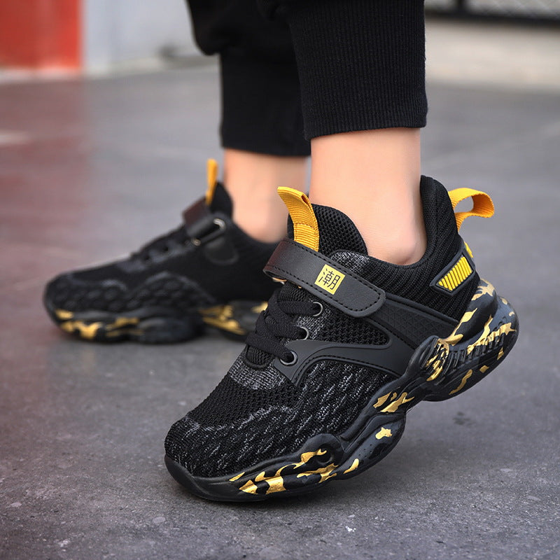 Atmungsaktive Sportschuhe für Jungen mit Klettverschluss | LuxeStyle