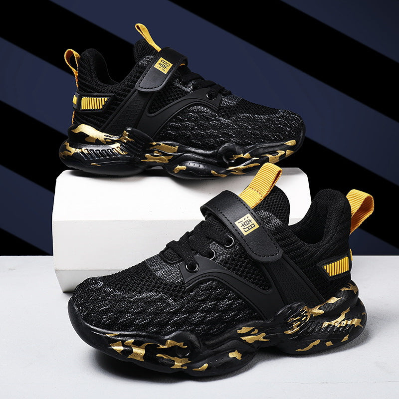 Atmungsaktive Sportschuhe für Jungen mit Klettverschluss – Bild 4 | LuxeStyle