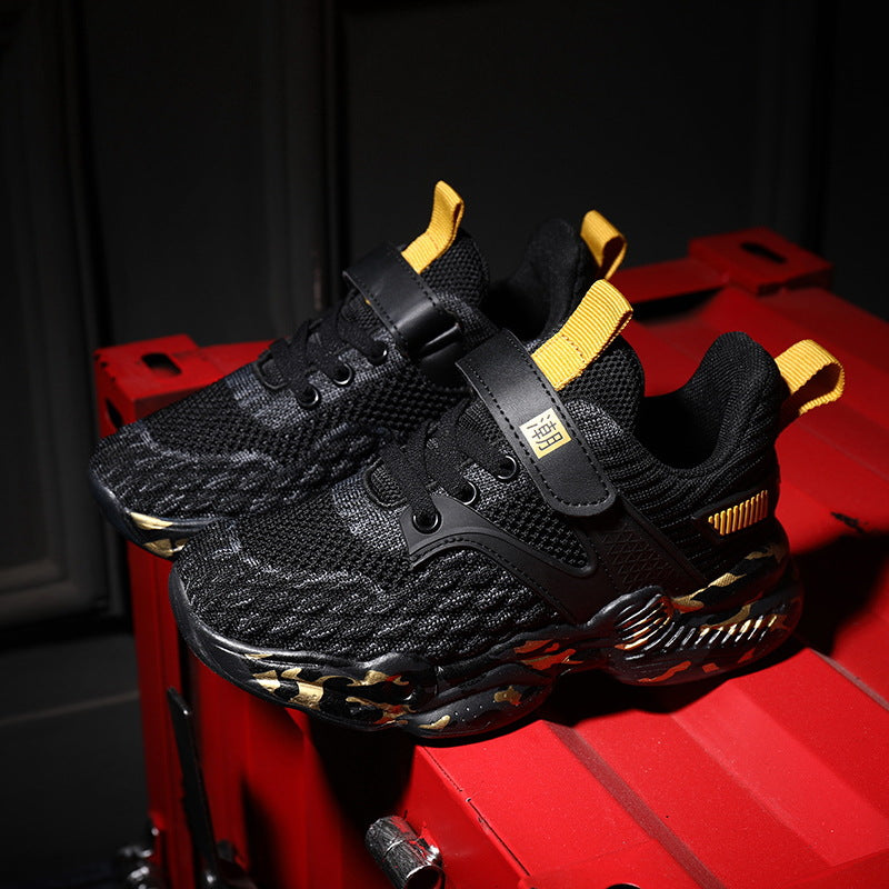 Atmungsaktive Sportschuhe für Jungen mit Klettverschluss – Bild 3 | LuxeStyle