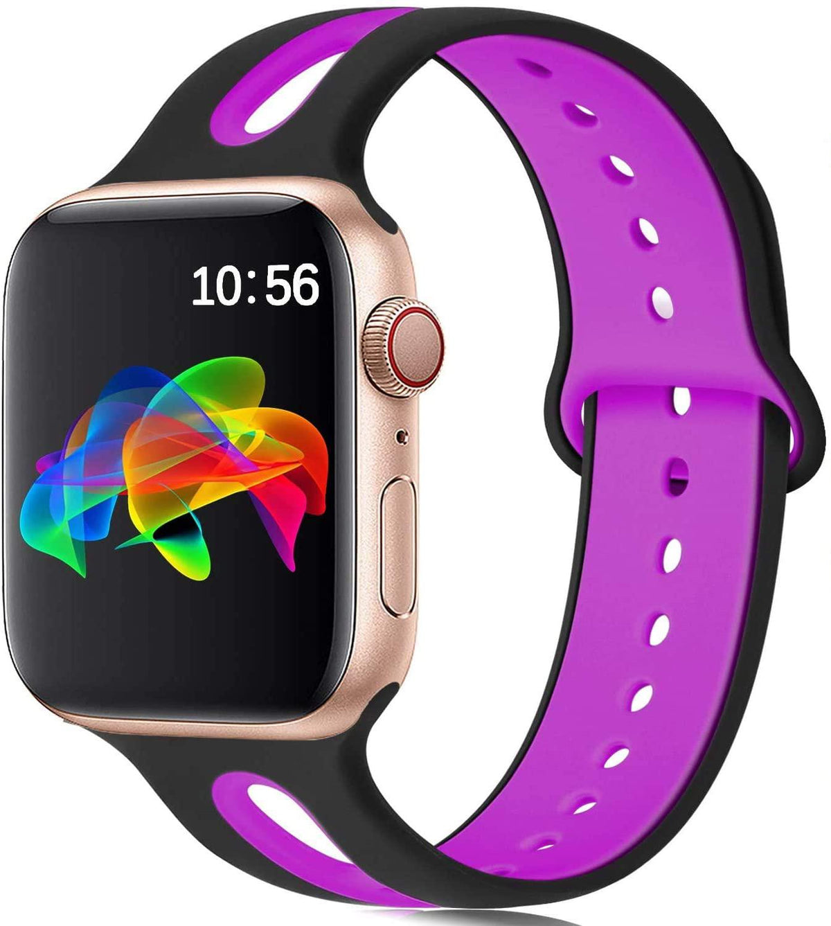 Silikonarmband für Apple Watch – 6 Löcher – Bild 2 | LuxeStyle