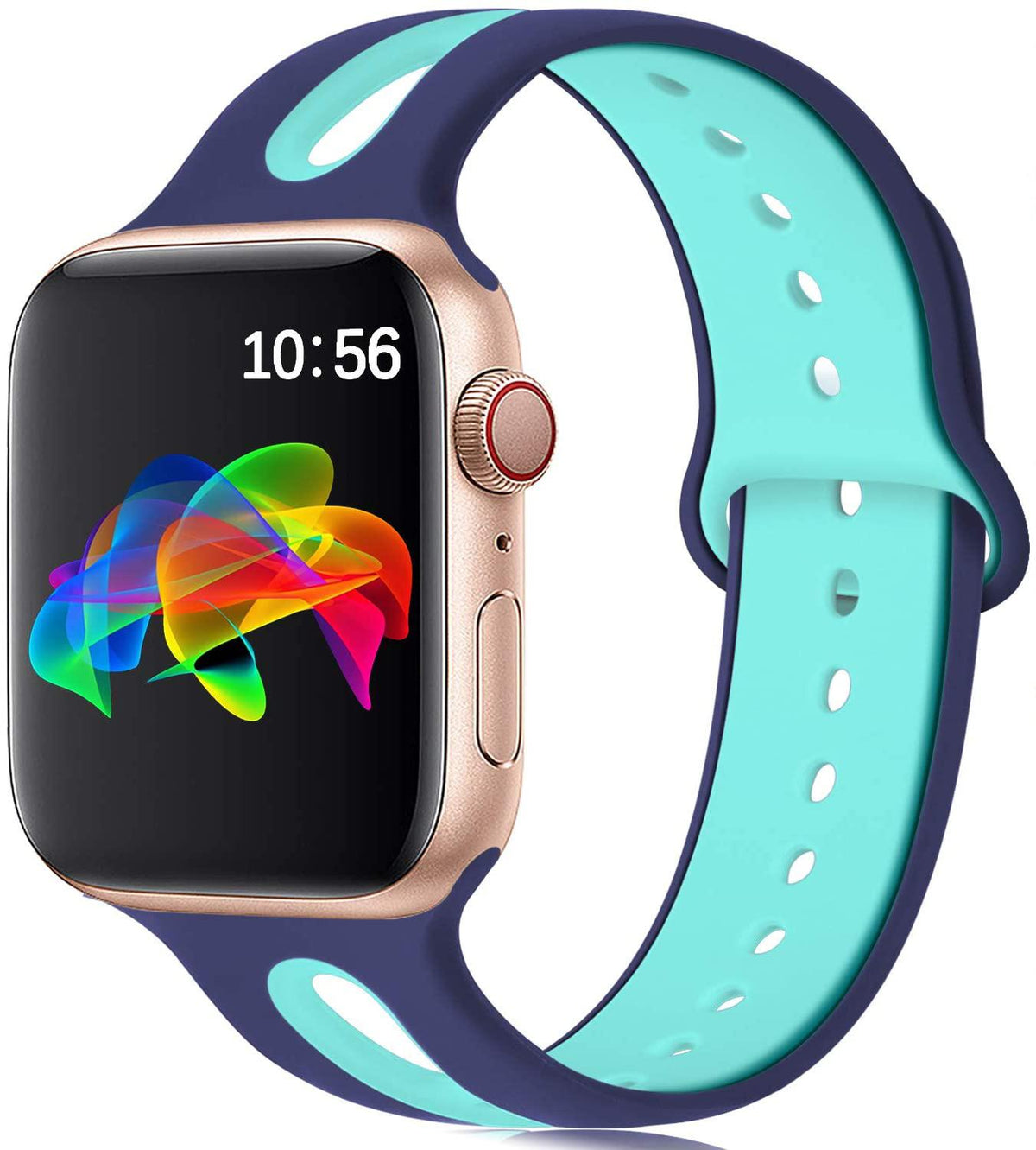Silikonarmband für Apple Watch – 6 Löcher – Bild 10 | LuxeStyle