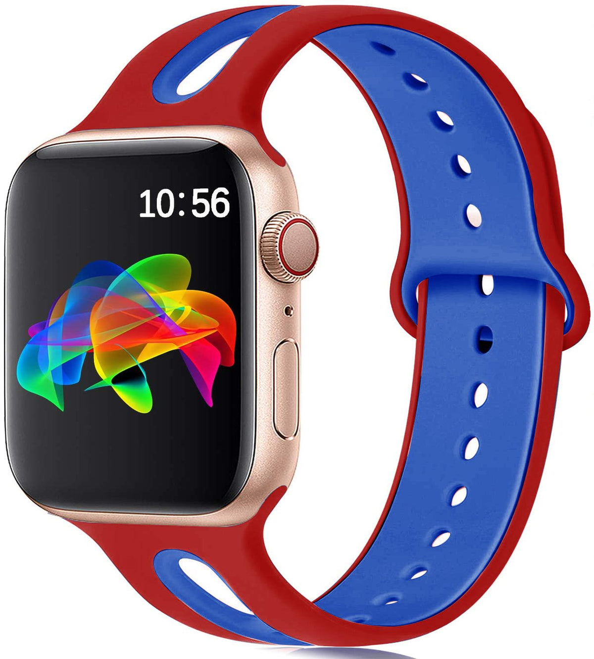 Silikonarmband für Apple Watch – 6 Löcher – Bild 6 | LuxeStyle