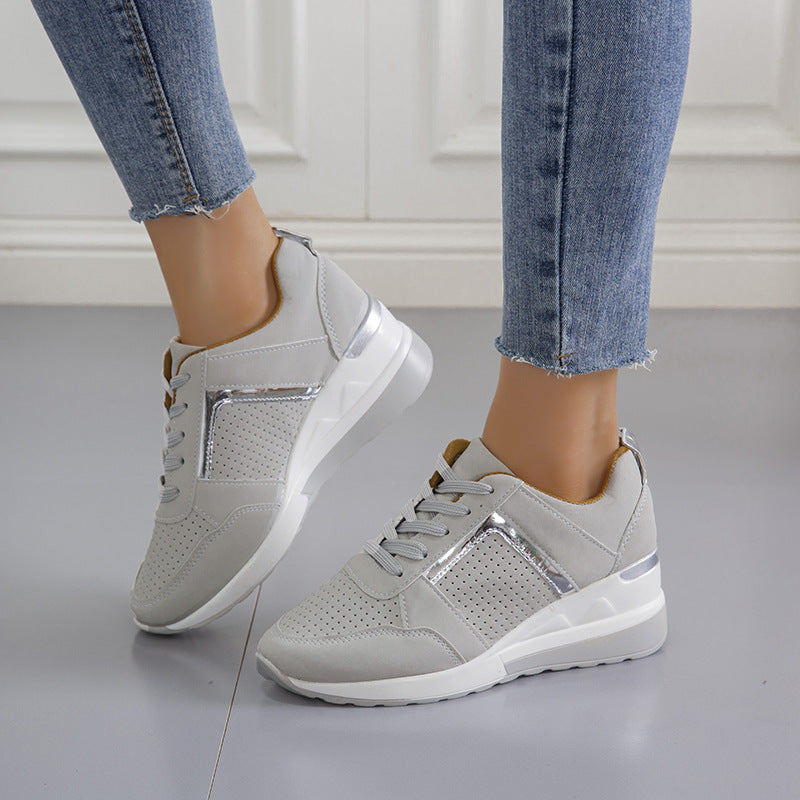 Plateau-Sneakers mit Keilabsatz – Bild 5 | LuxeStyle