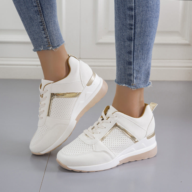 Plateau-Sneakers mit Keilabsatz – Bild 8 | LuxeStyle