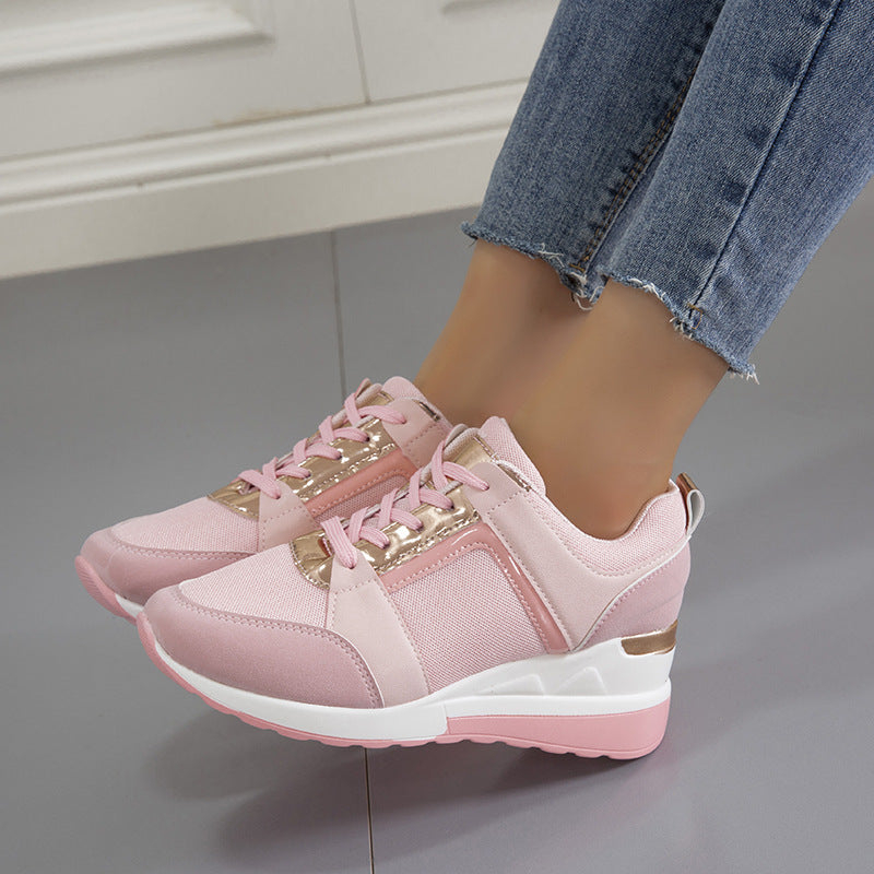 Plateau-Sneakers mit Keilabsatz – Bild 3 | LuxeStyle