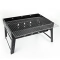 Klappbarer Grill aus Edelstahl für Holzkohle und Koreanische Spiesse | LuxeStyle