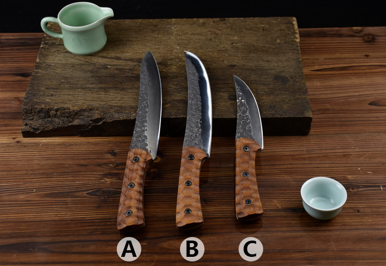Metzger-Messer-Set, 3-teilig, Palisandergriff | LuxeStyle
