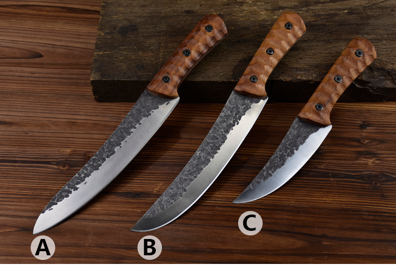 Metzger-Messer-Set, 3-teilig, Palisandergriff – Bild 5 | LuxeStyle