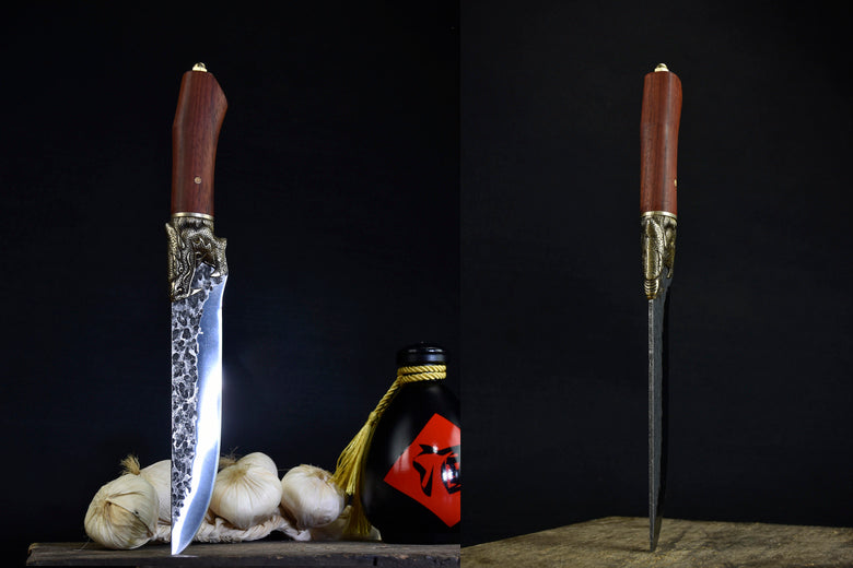 Chilong Knochenmesser mit Mahagonigriff – Bild 2 | LuxeStyle