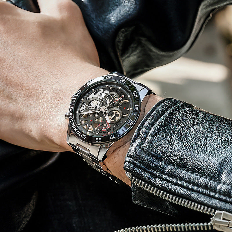 Quarz-Herrenuhr mit Chronograph – Bild 2 | LuxeStyle
