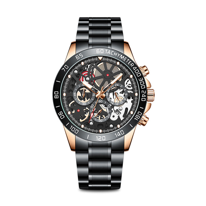 Quarz-Herrenuhr mit Chronograph – Bild 3 | LuxeStyle