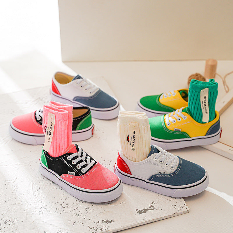 Kinder Canvas-Schuhe – Koreanischer Casual-Stil – Bild 2 | LuxeStyle