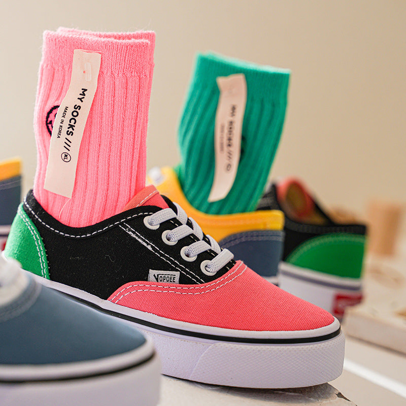 Kinder Canvas-Schuhe – Koreanischer Casual-Stil – Bild 4 | LuxeStyle