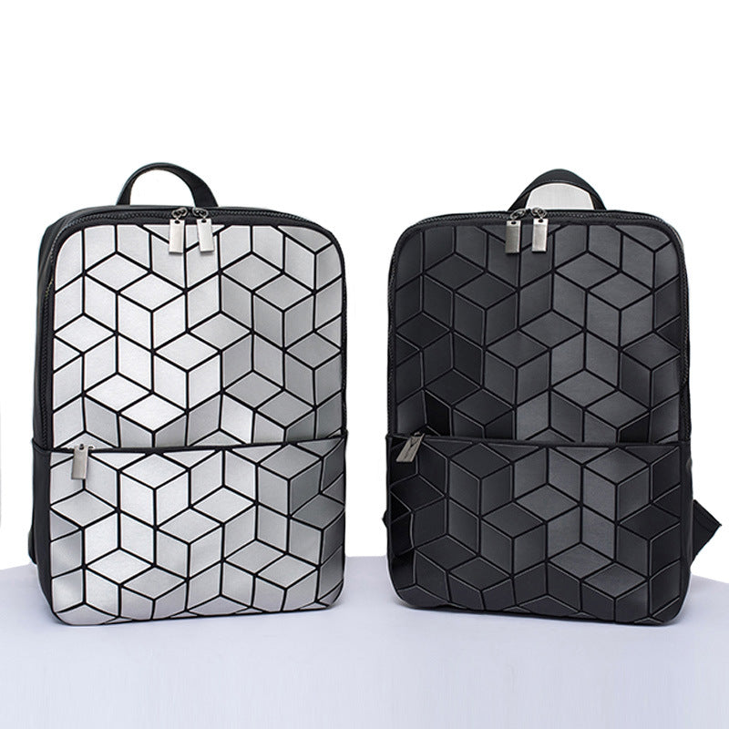 Geometrischer Diamant Rucksack – Bild 4 | LuxeStyle
