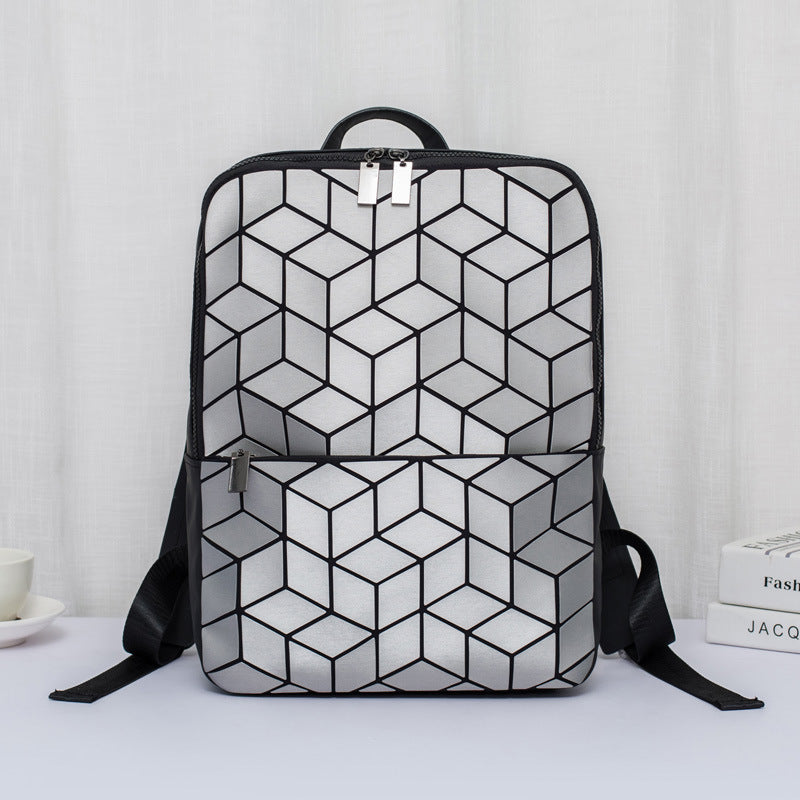 Geometrischer Diamant Rucksack – Bild 3 | LuxeStyle
