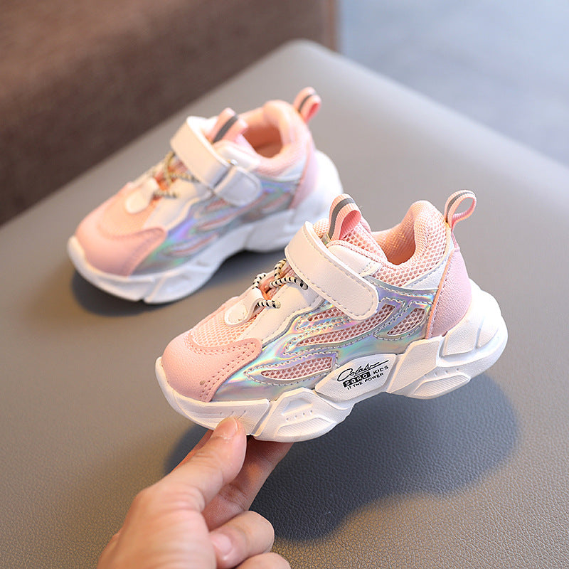 Reflektierende Kinder-Freizeitschuhe mit Klettverschluss – Bild 2 | LuxeStyle