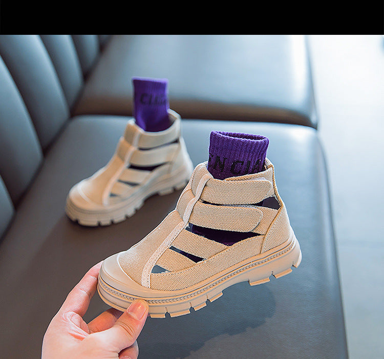 Mädchen Sandalen mit seitlichem Reissverschluss – Bild 6 | LuxeStyle