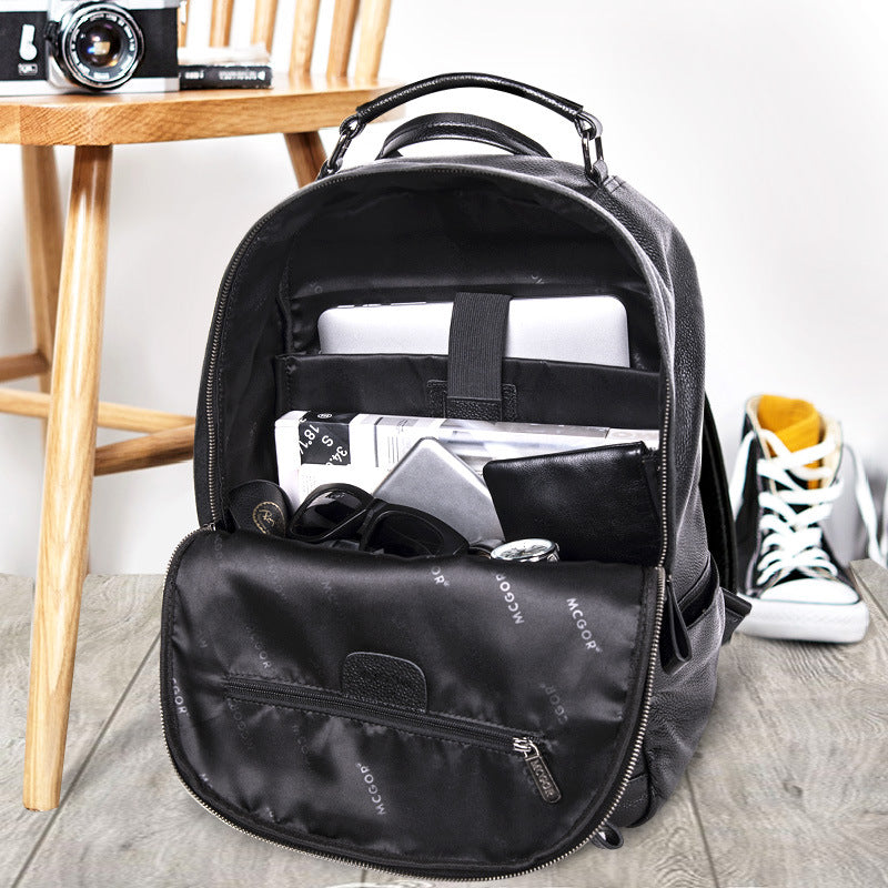Business Casual Rucksack aus Leder | LuxeStyle