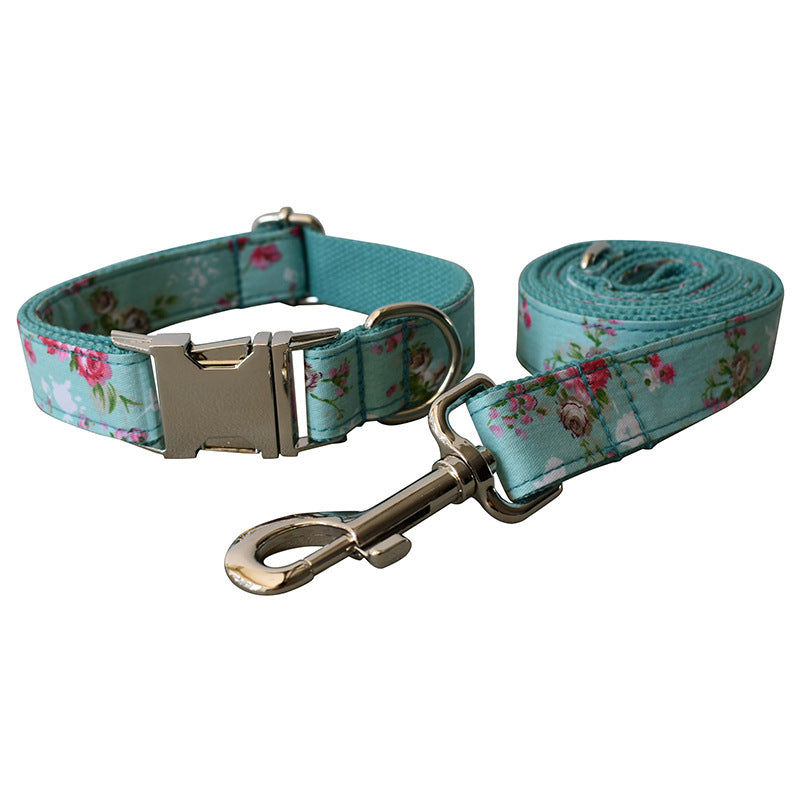 Green Rose Hundehalsband & Leine – Bild 3 | LuxeStyle