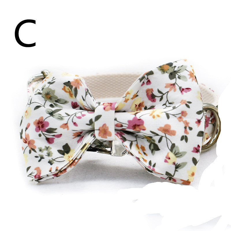 Halsband mit Gänseblümchen-Muster für Haustiere – Bild 1 | LuxeStyle