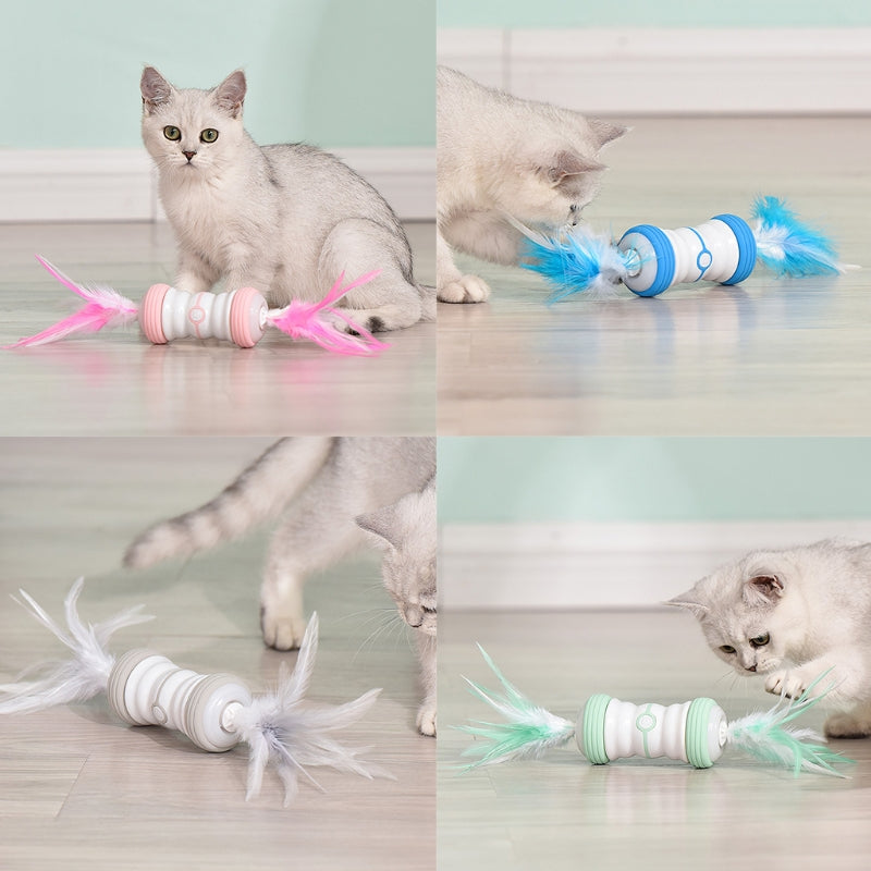 Elektrischer Katzenball mit echten Federn – Bild 7 | LuxeStyle