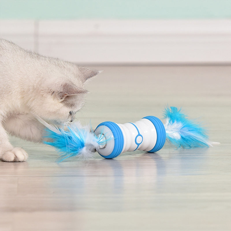 Elektrischer Katzenball mit echten Federn – Bild 4 | LuxeStyle