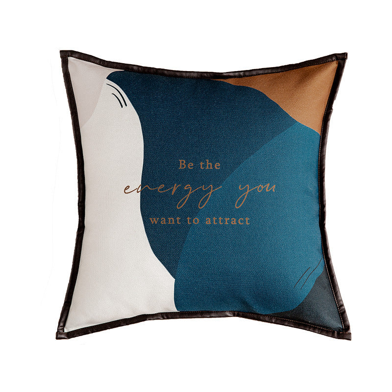 Sofa Kissenbezug mit geometrischem Muster – Bild 1 | LuxeStyle