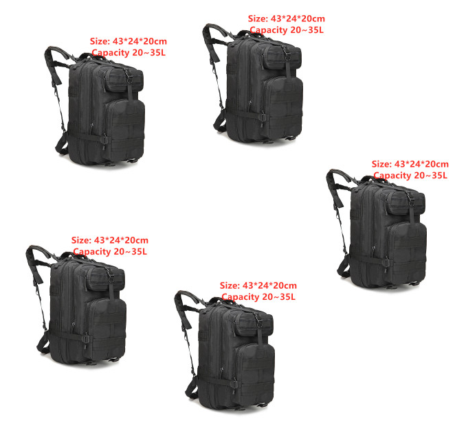 Taktischer Camouflage-Rucksack 40L – Bild 8 | LuxeStyle