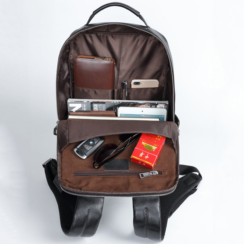 Business Rucksack aus Leder, gross – Bild 3 | LuxeStyle