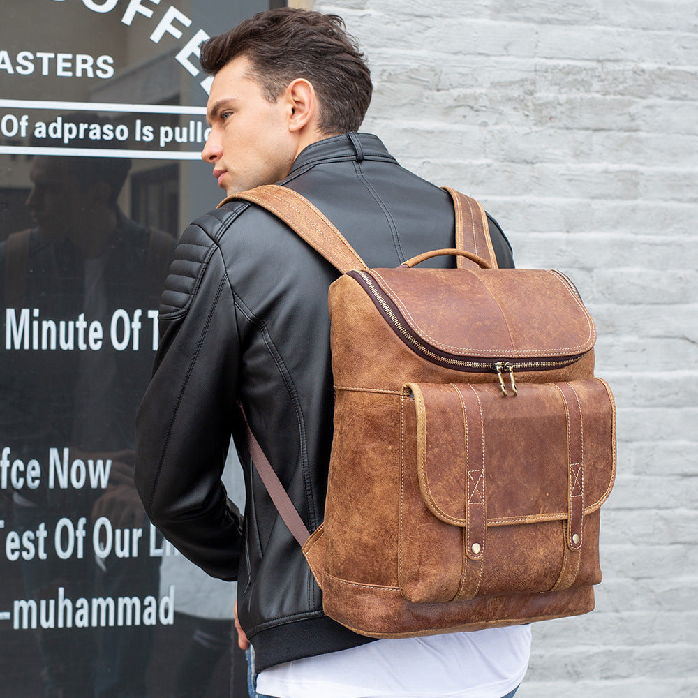 Leder-Rucksack für Reisen – Bild 3 | LuxeStyle