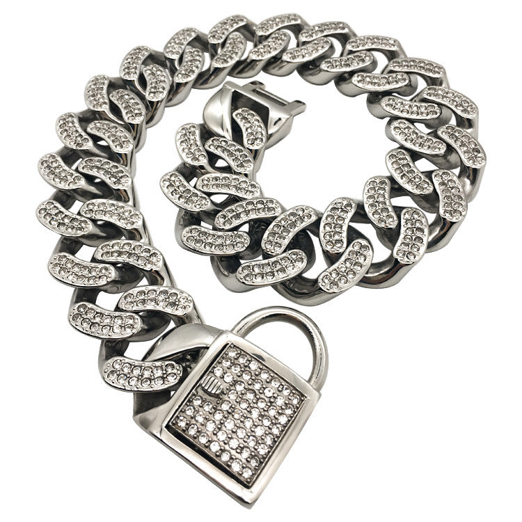 Hundehalskette mit Strass-Schnalle – Bild 4 | LuxeStyle