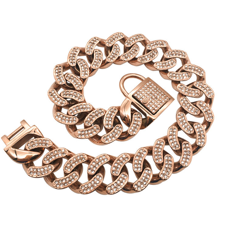 Hundehalskette mit Strass-Schnalle – Bild 5 | LuxeStyle